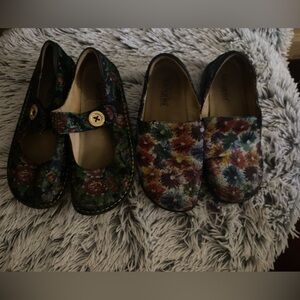 🍁2 pair of Alegria Women shoes beautiful colors size 38🍁